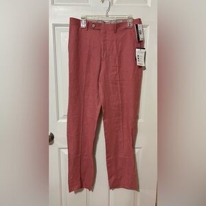 Lauren Ralph lauren Men's Linen Pants Classic Ulfra Flex Stretch  33Wx 32L Coral
